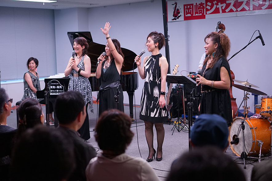 岡崎ジャズストリート2015の様子