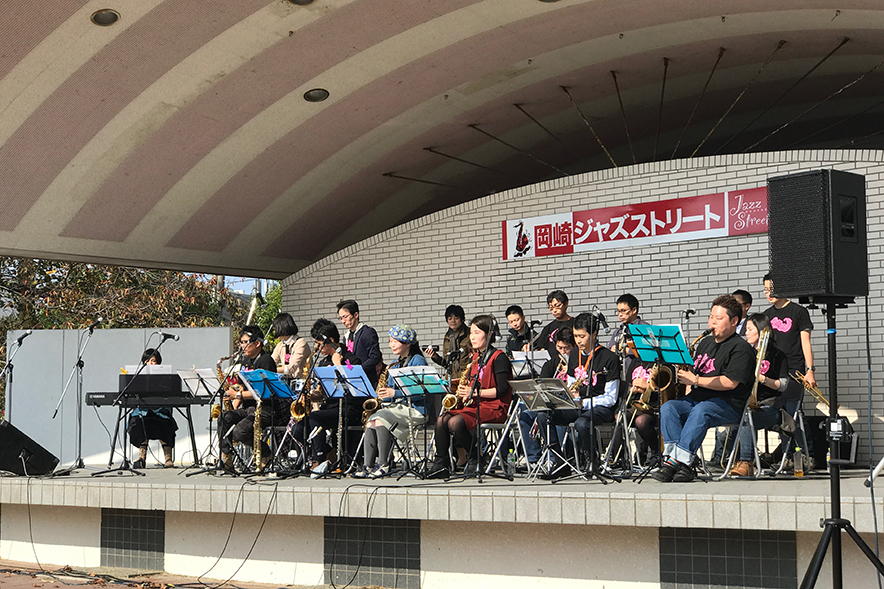 岡崎ジャズストリート2016の様子
