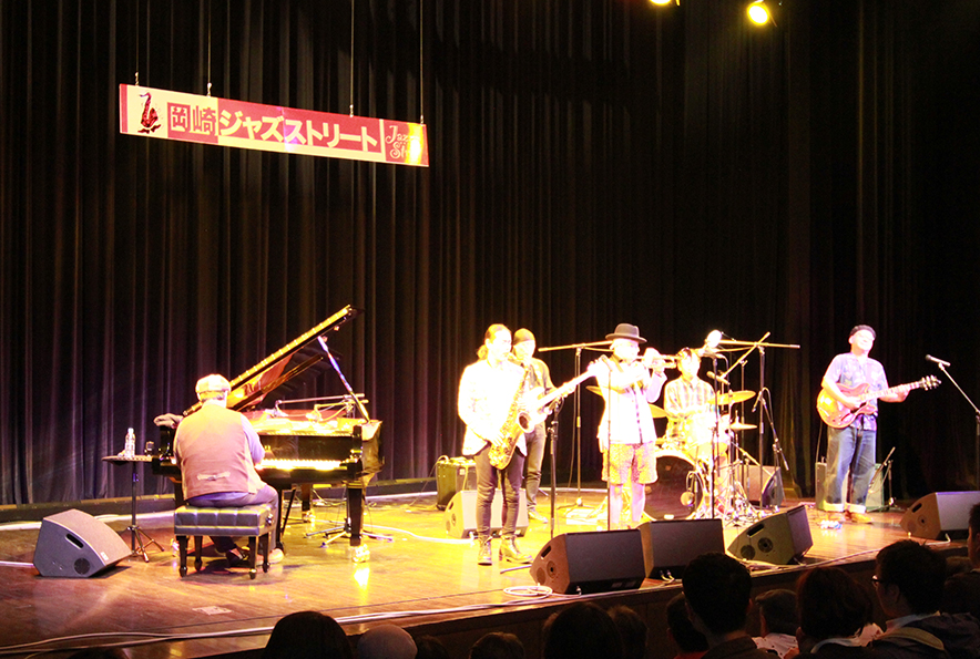 岡崎ジャズストリート2016の様子