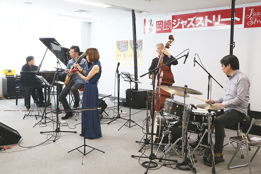 岡崎ジャズストリート2016の様子