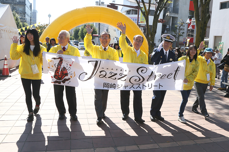 岡崎ジャズストリート2016の様子