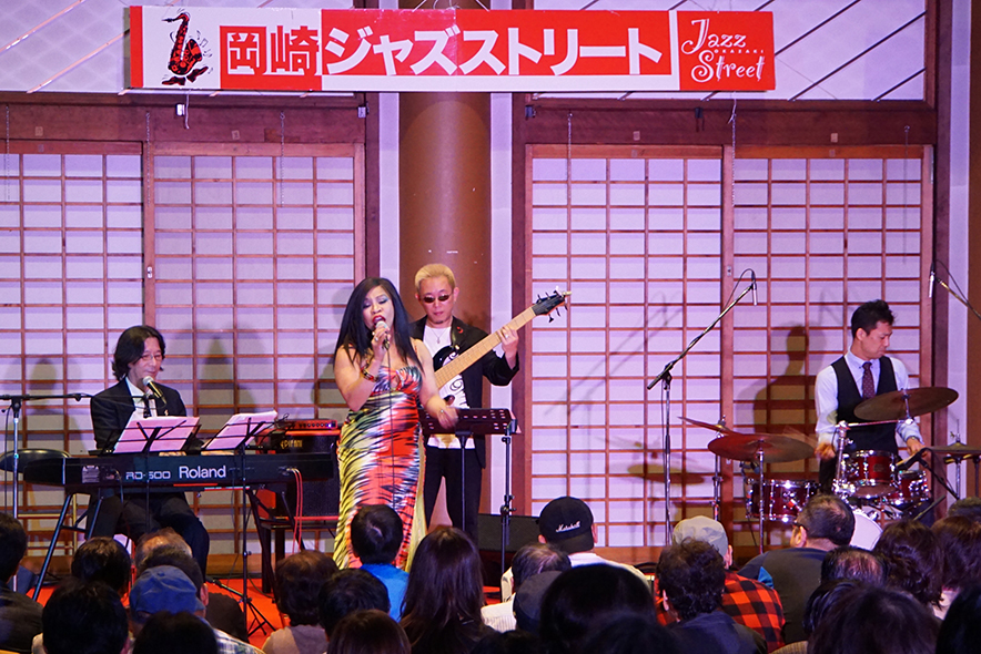 岡崎ジャズストリート2016の様子