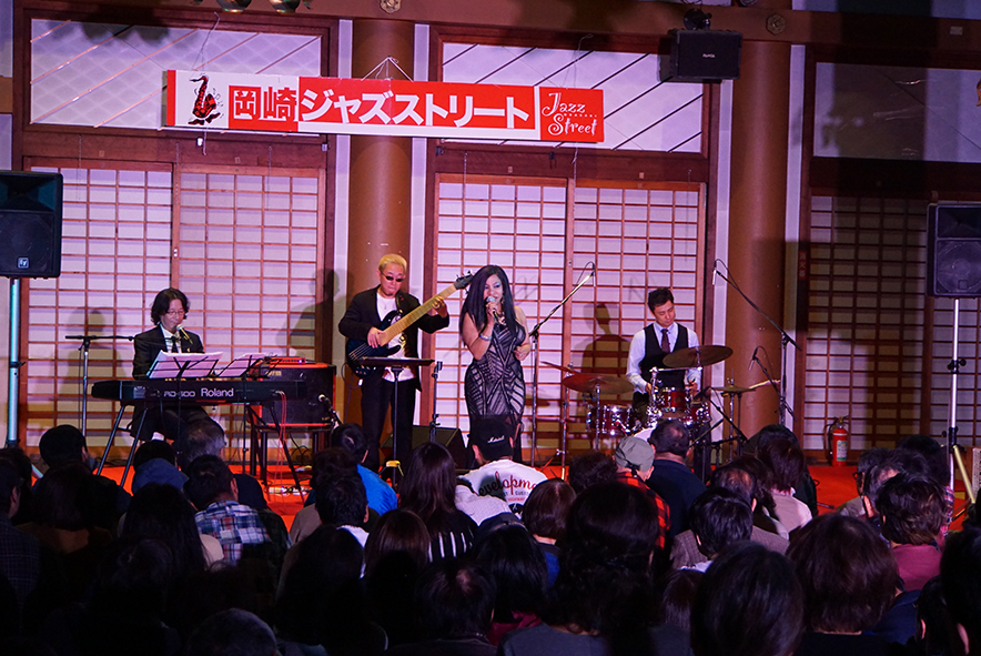 岡崎ジャズストリート2016の様子