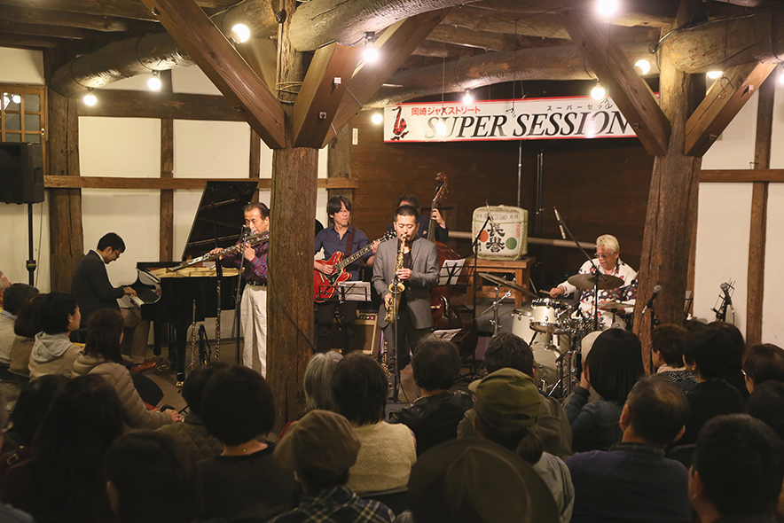 岡崎ジャズストリート2016の様子