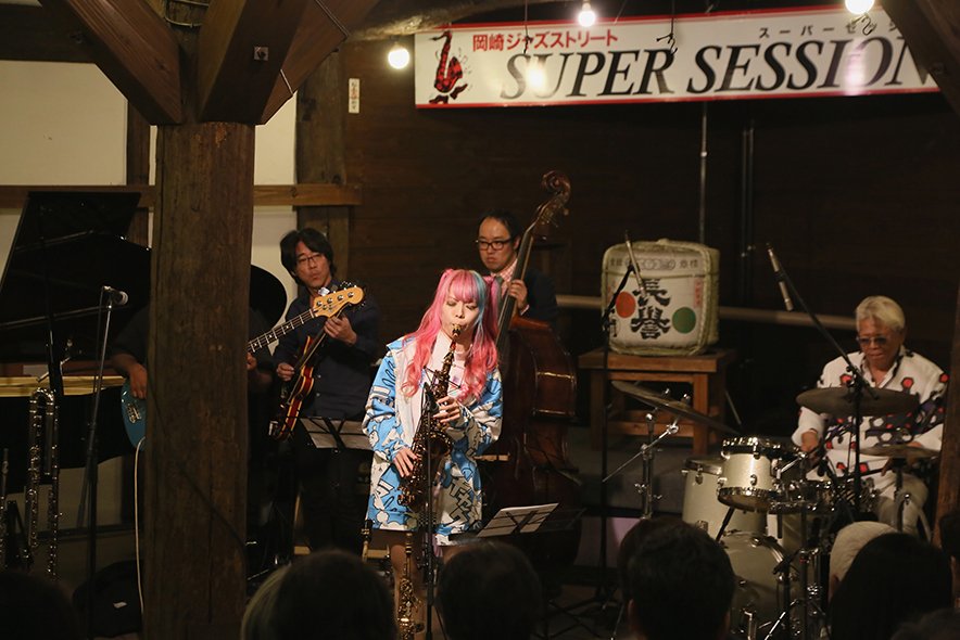 岡崎ジャズストリート2016の様子