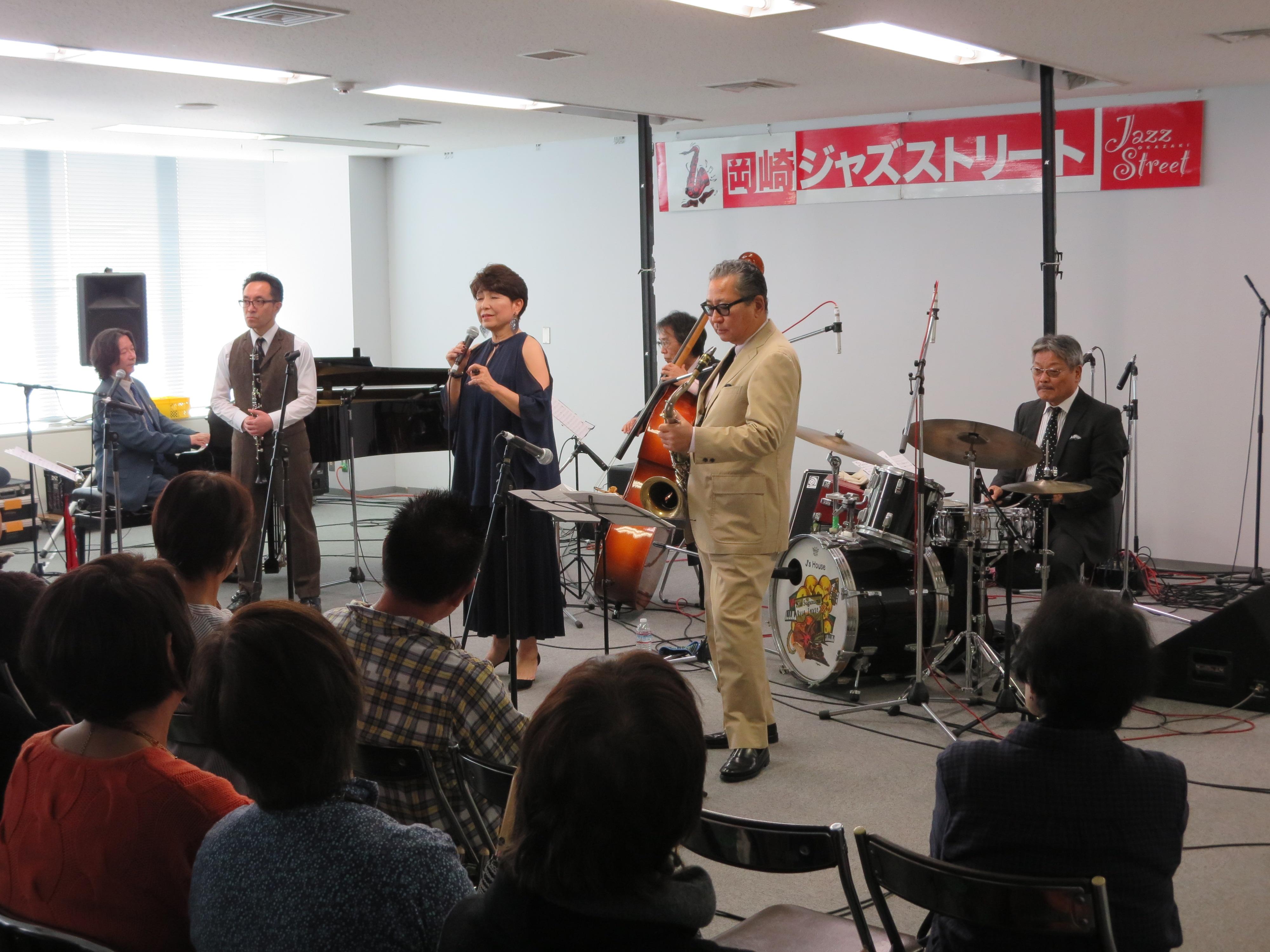 岡崎ジャズストリート2017の様子