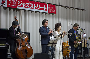 岡崎ジャズストリート2013の様子